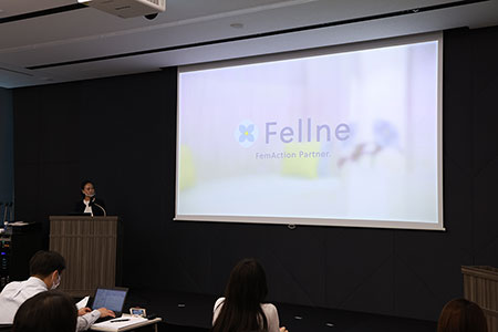 ②新規事業発表(ステージ転換)